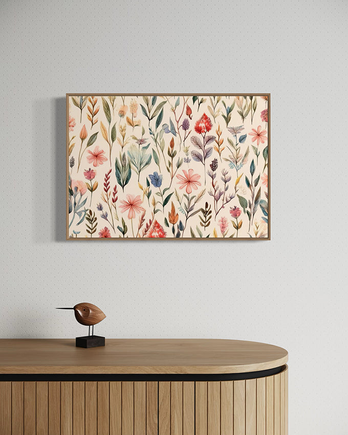 Delicate Flowers Botanical Wall Art