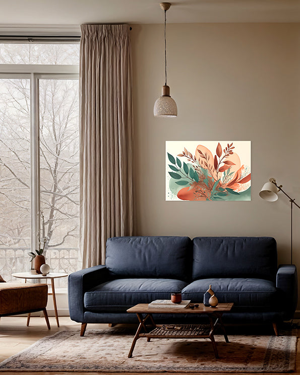 A1 Australian Wall Art Flourish Nature Wall Art in living room
