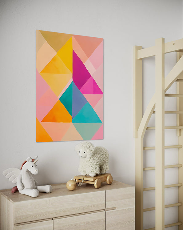Trigon Abstract Wall Art Print