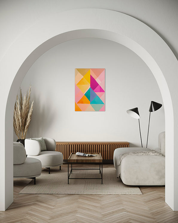 Trigon Abstract Wall Art Print