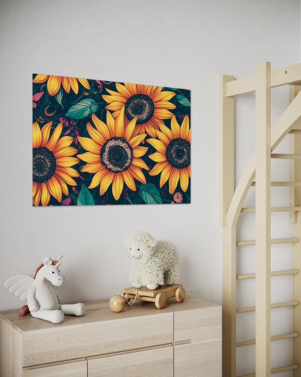 Sunflowers Botanical Wall Art Print