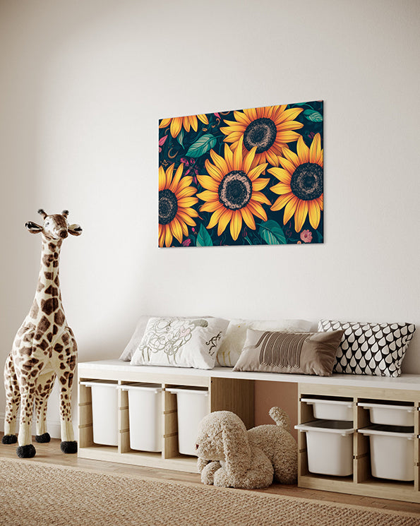 Sunflowers Botanical Wall Art Print