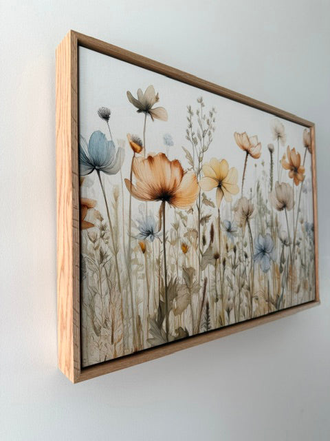 Dreamy Wildflowers Botanical Wall Art