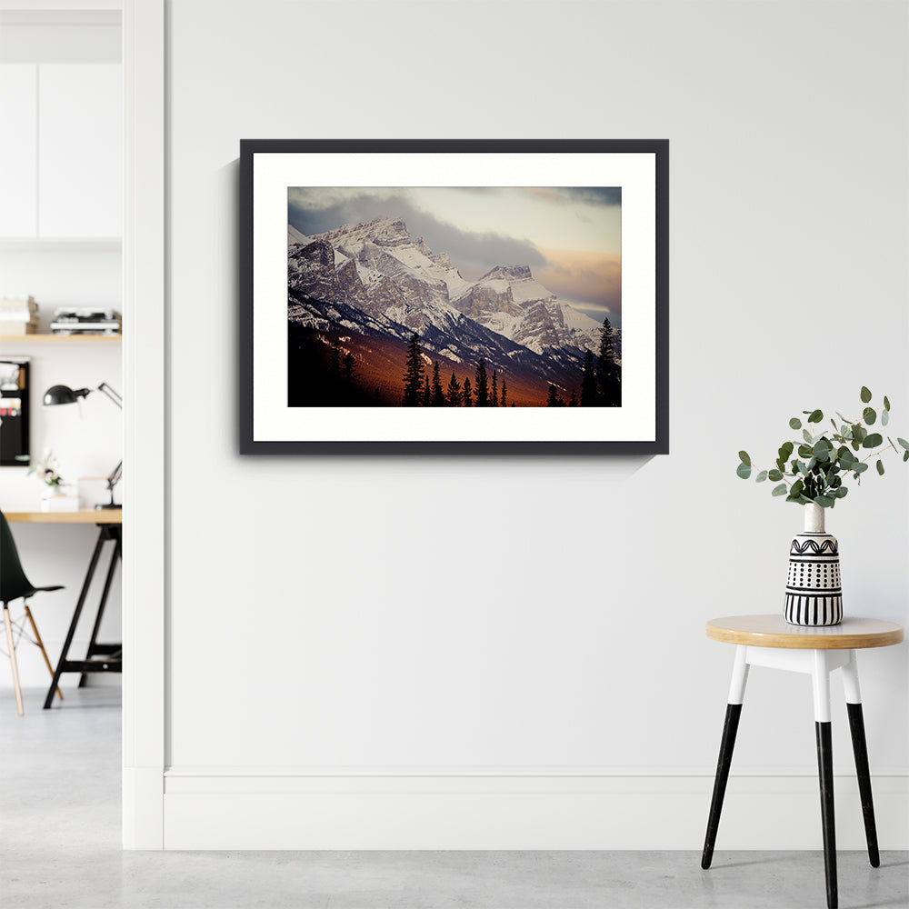 Last Light Wall Art Print, Nature Photography, Landscape Photography, black framed wall art