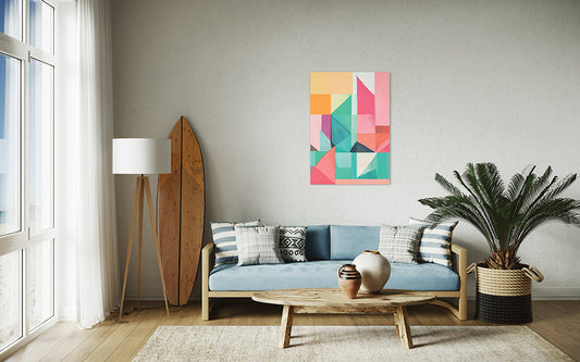 Unique Wall Art Inspired by Paper Fortune Teller Origami