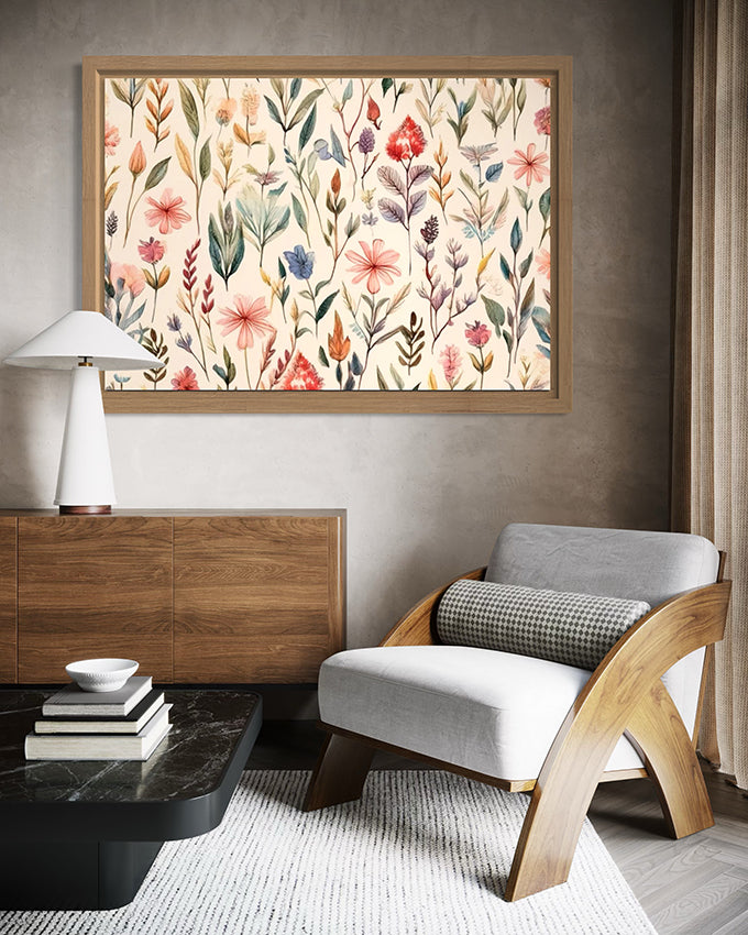 Delicate Flowers Botanical Wall Art