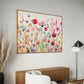 Rainbow Wildflowers Botanical Wall Art
