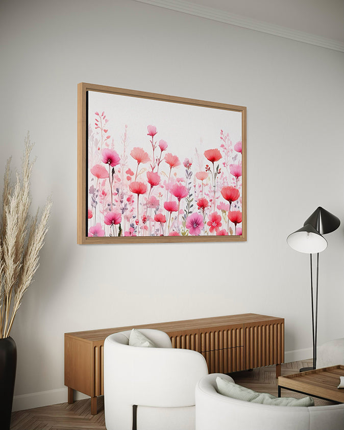 Strawberry Wildflowers Botanical Wall Art