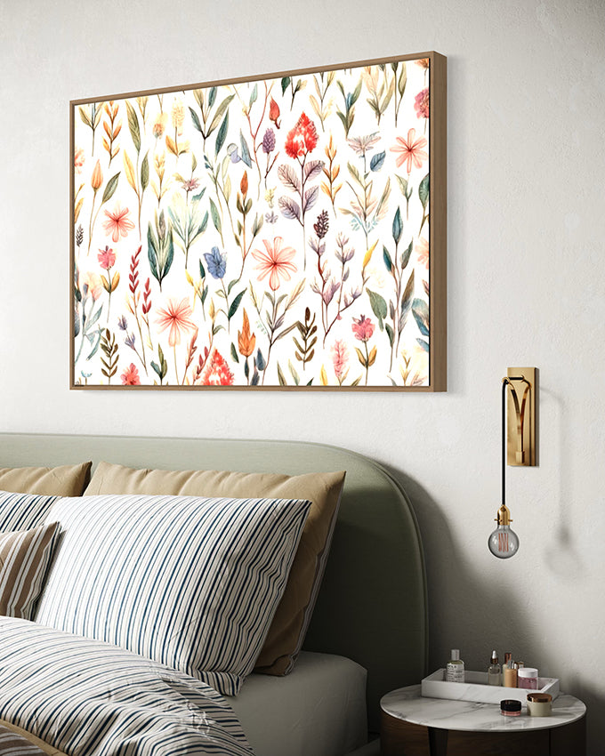 Delicate Flowers Botanical Wall Art