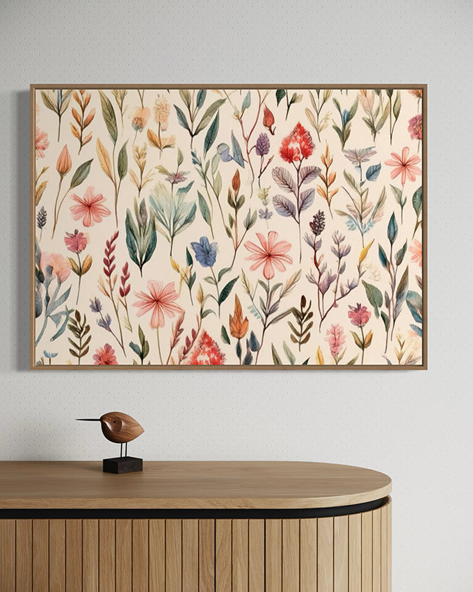 Delicate Flowers Botanical Wall Art