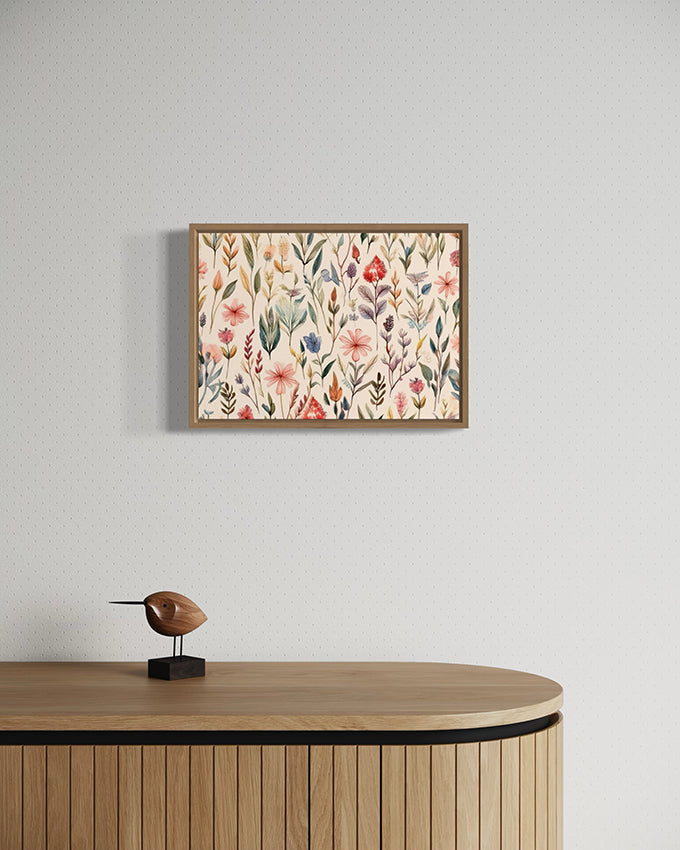 Delicate Flowers Botanical Wall Art
