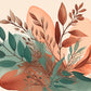 A1 Australian Wall Art Flourish Nature Wall Art coloured leaves and shapes