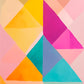 Trigon Abstract Wall Art Print