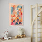 infinite play abstract artwork wall art print hanging in kids room