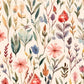 Delicate Flowers Botanical Wall Art