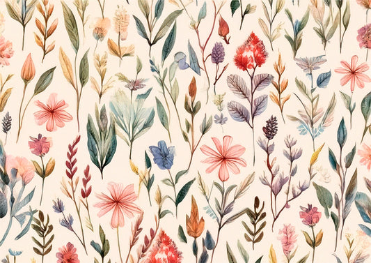 Delicate Flowers Botanical Wall Art