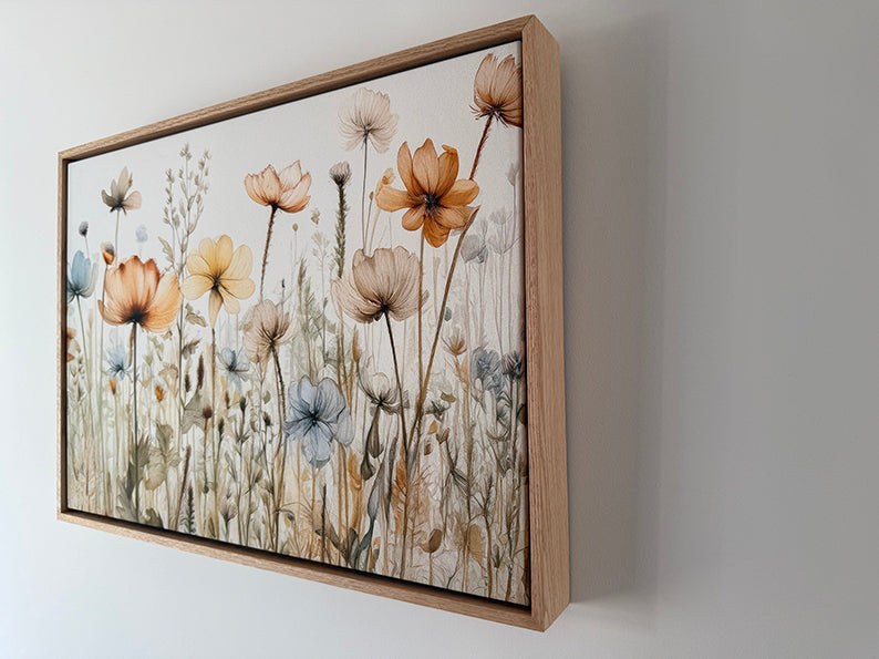 Dreamy Wildflowers Botanical Wall Art