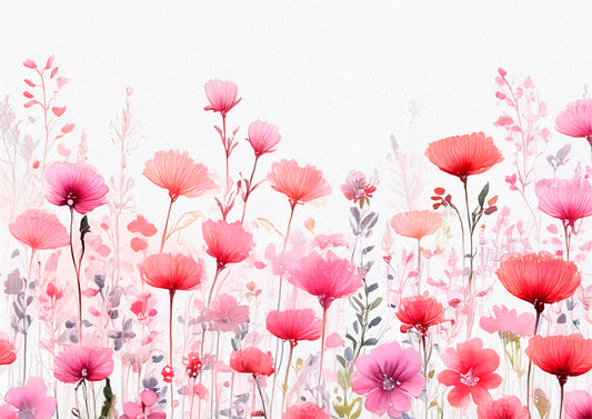 Strawberry Wildflowers Botanical Wall Art