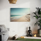 Inspired by quiet moments spent along the south coast of New South Wales, "Afternoon Walk" captures the gentle rhythm of waves lapping the shore. wall art in yoga studio