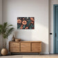 australian wall art print botanical wall art flowers and leaves wall art in living room