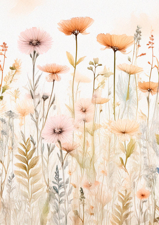 Whispering Wildflowers Botanical Wall Art