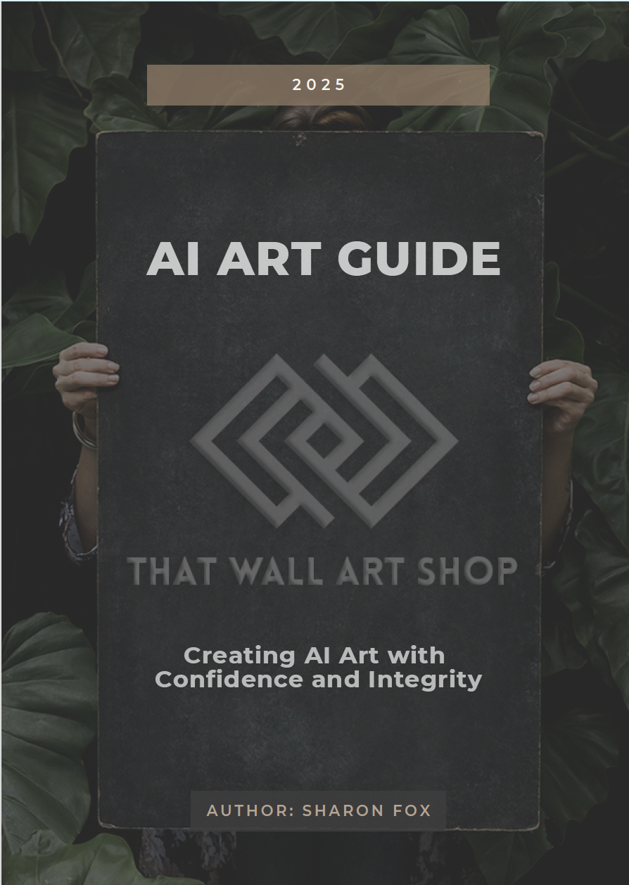 Book Cover How to Use AI to Create Art from That Wall Art Shop