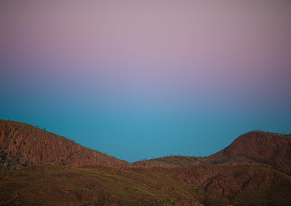 Wall Art Print, Australian Landscape Photography, Nature Photography Print, purple and blue mountain