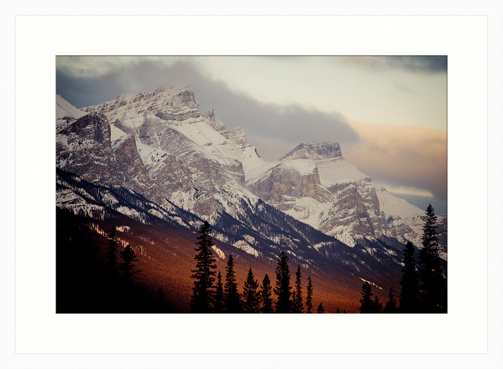 Last Light Wall Art Print, Nature Photography, Landscape Photography, white framed wall art